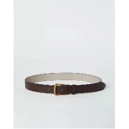 Brown Leather Regular Belt