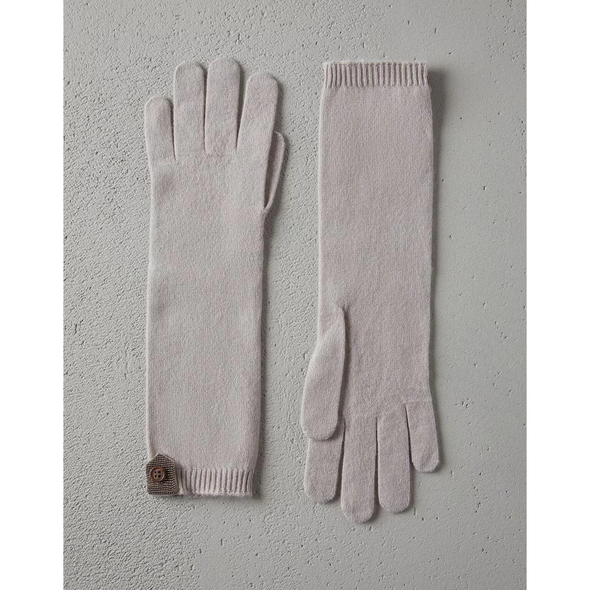 Bicolor Cashmere Gloves