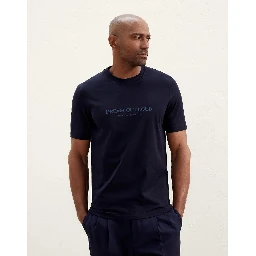 Blue Cotton T-Shirt