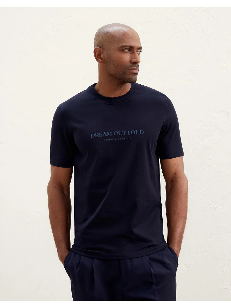Blue Cotton T-Shirt