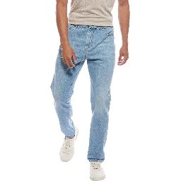Blue Cotton Relaxed Fit Jeans