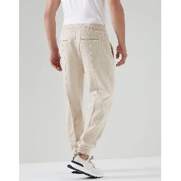 Beige Cashmere Joggers (Workout Pants)