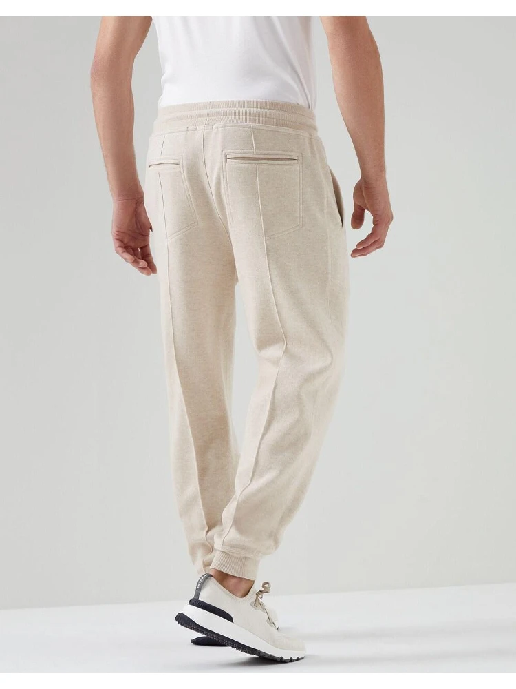 Beige Cashmere Joggers (Workout Pants) alternative