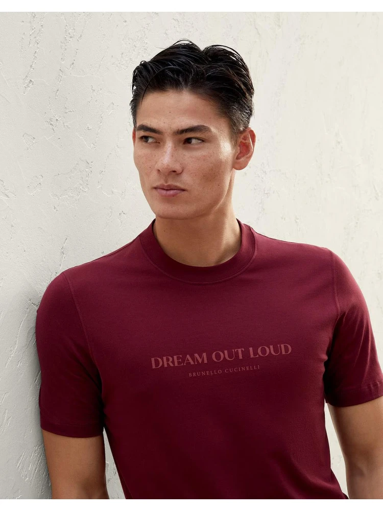 Burgundy Cotton T-Shirt alternative