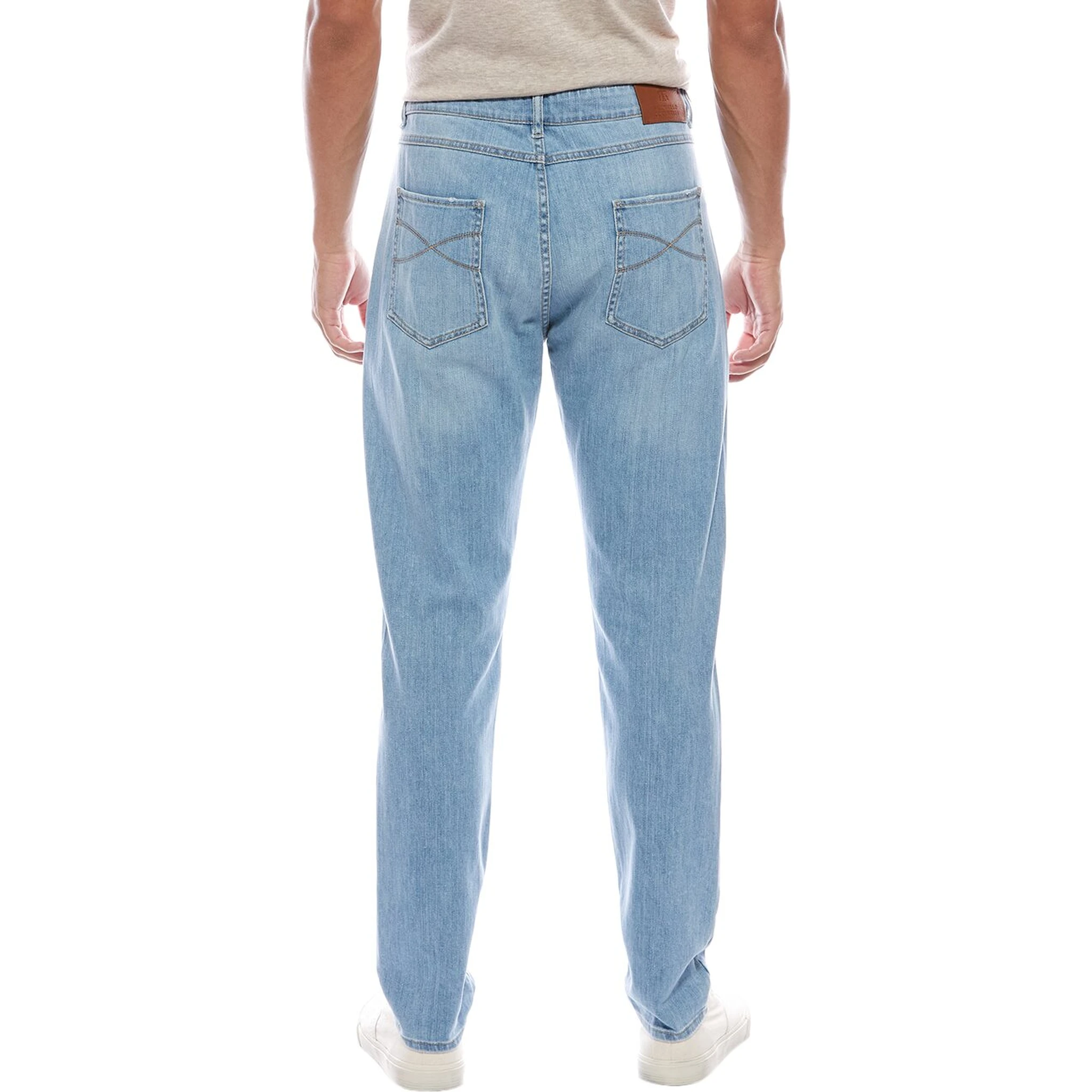 Blue Cotton Relaxed Fit Jeans