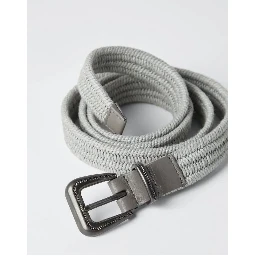 Bicolor Linen Belt