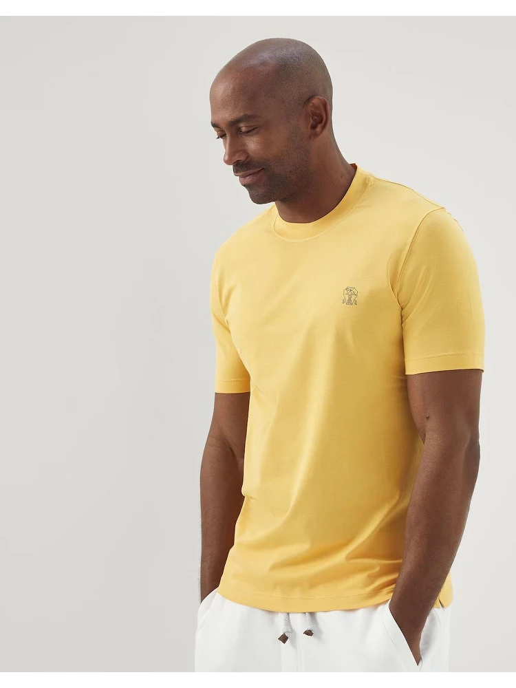 Bicolor Cotton T-Shirt