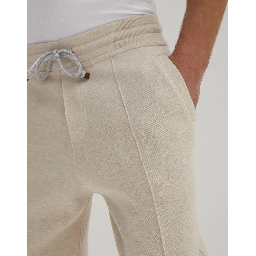 Beige Cashmere Joggers (Workout Pants)