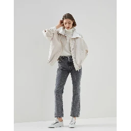 Multicolor Cotton Straight-Leg Jeans