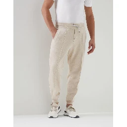 Beige Cashmere Joggers (Workout Pants)