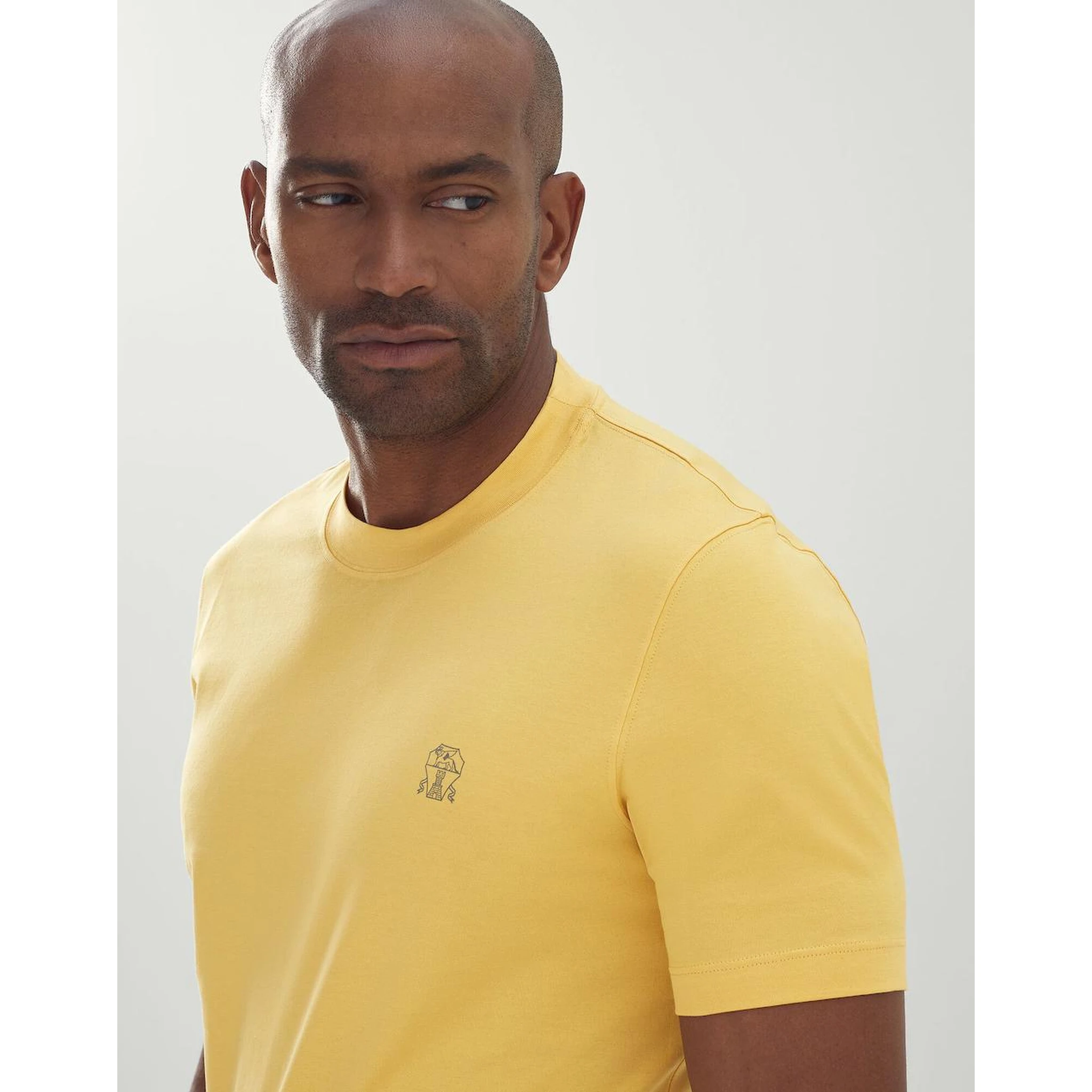 Bicolor Cotton T-Shirt
