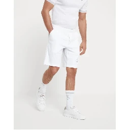 White Cotton Shorts