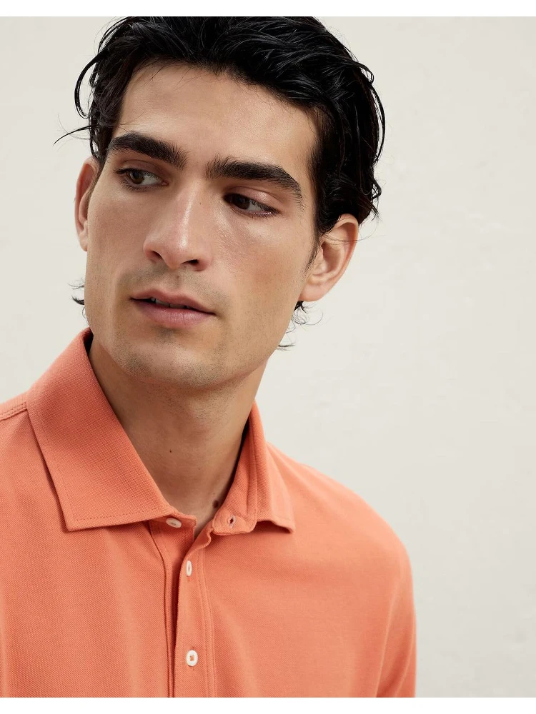 Bicolor Cotton Polo Shirt alternative