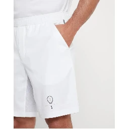 White Cotton Shorts