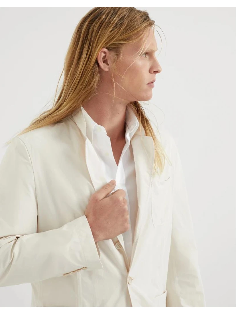 Bicolor Polyester Blazer