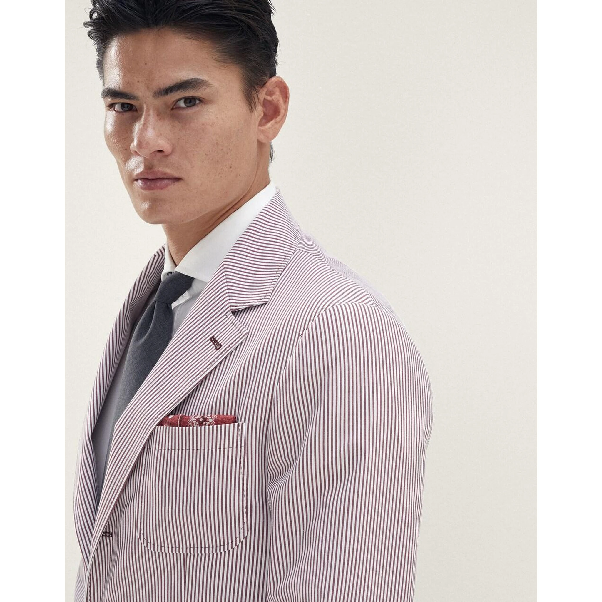 Bordeaux Silk Pocket Square