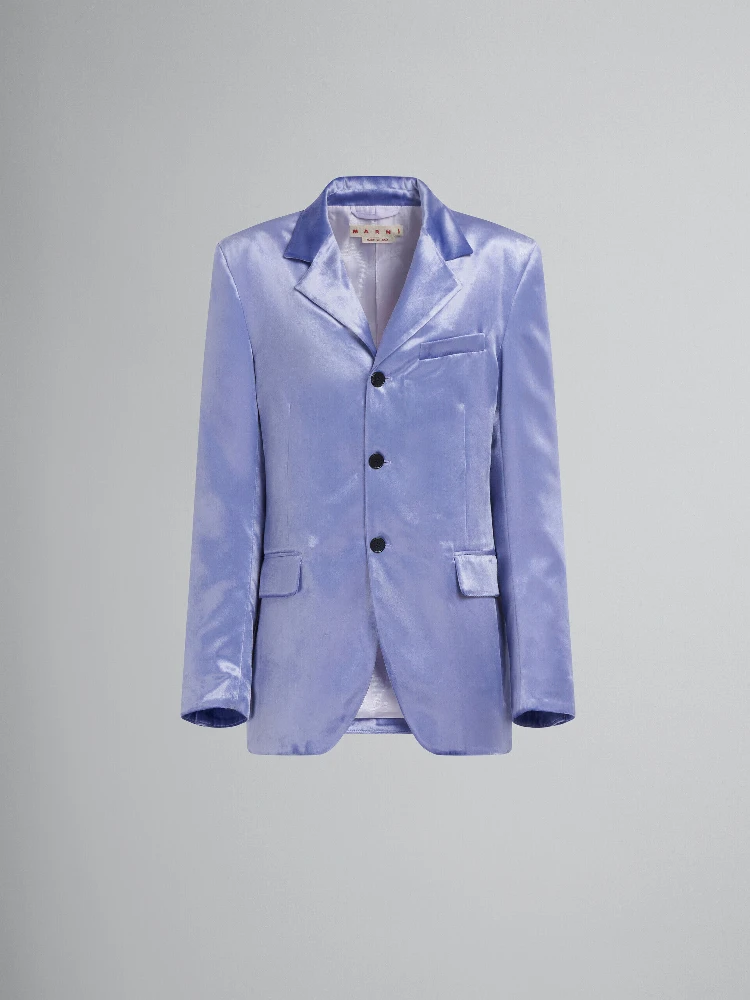 Purple Fibres Jackets And Coat