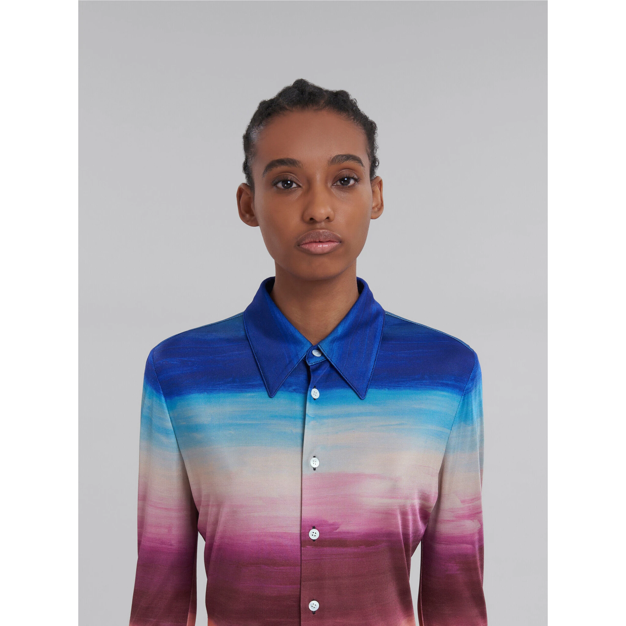 Multicolor Fibres Pattern Shirt
