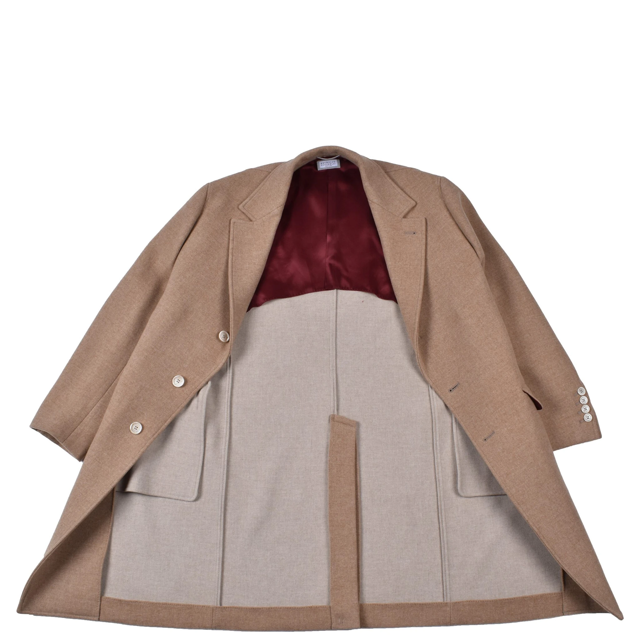 Beige Wool Coat