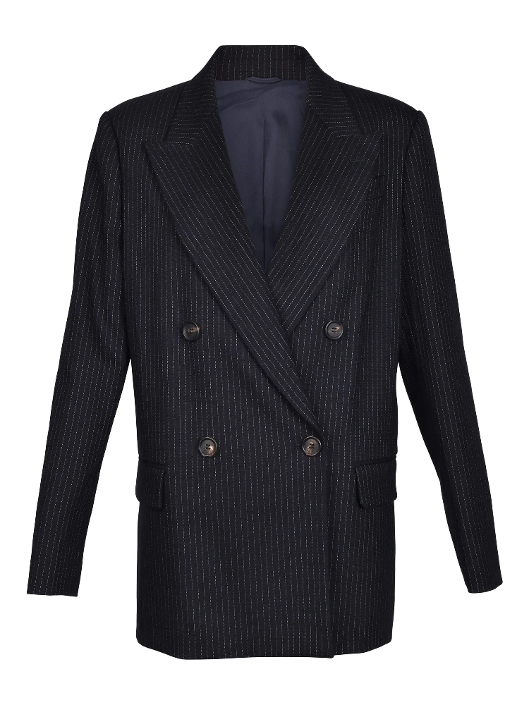 Bicolor Wool Blazer