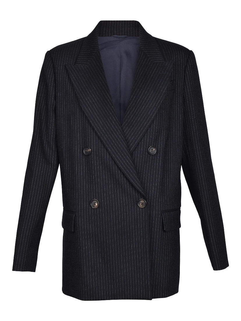 Bicolor Wool Blazer