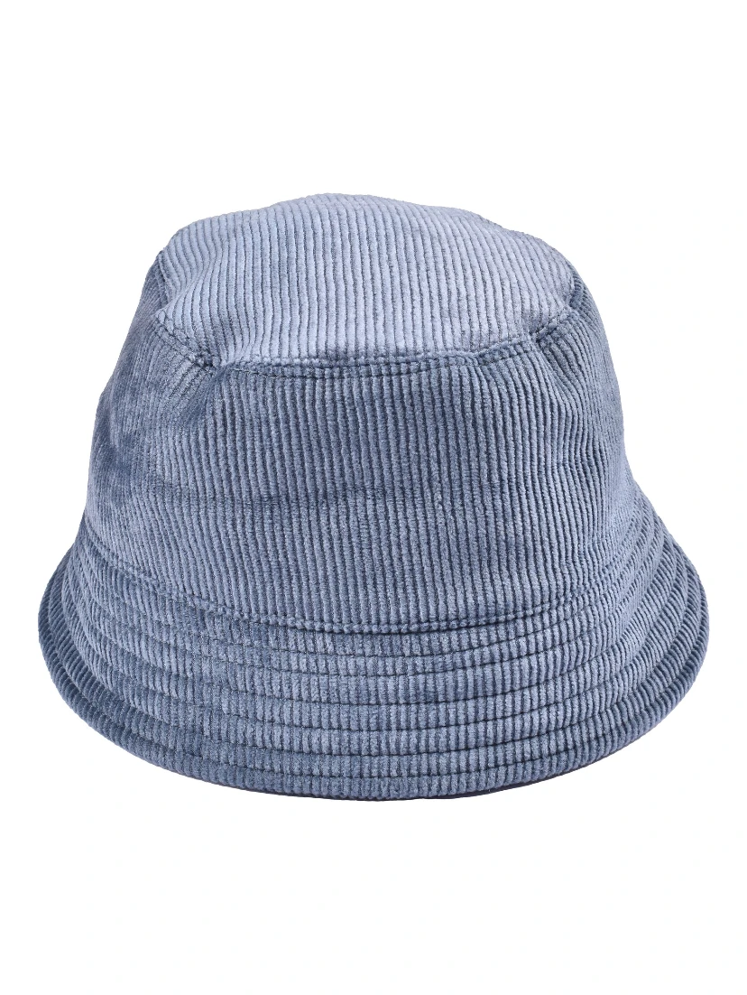 Blue Viscose Bucket Hat