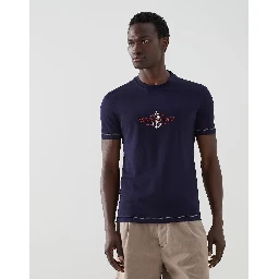 Blue Cotton T-Shirt