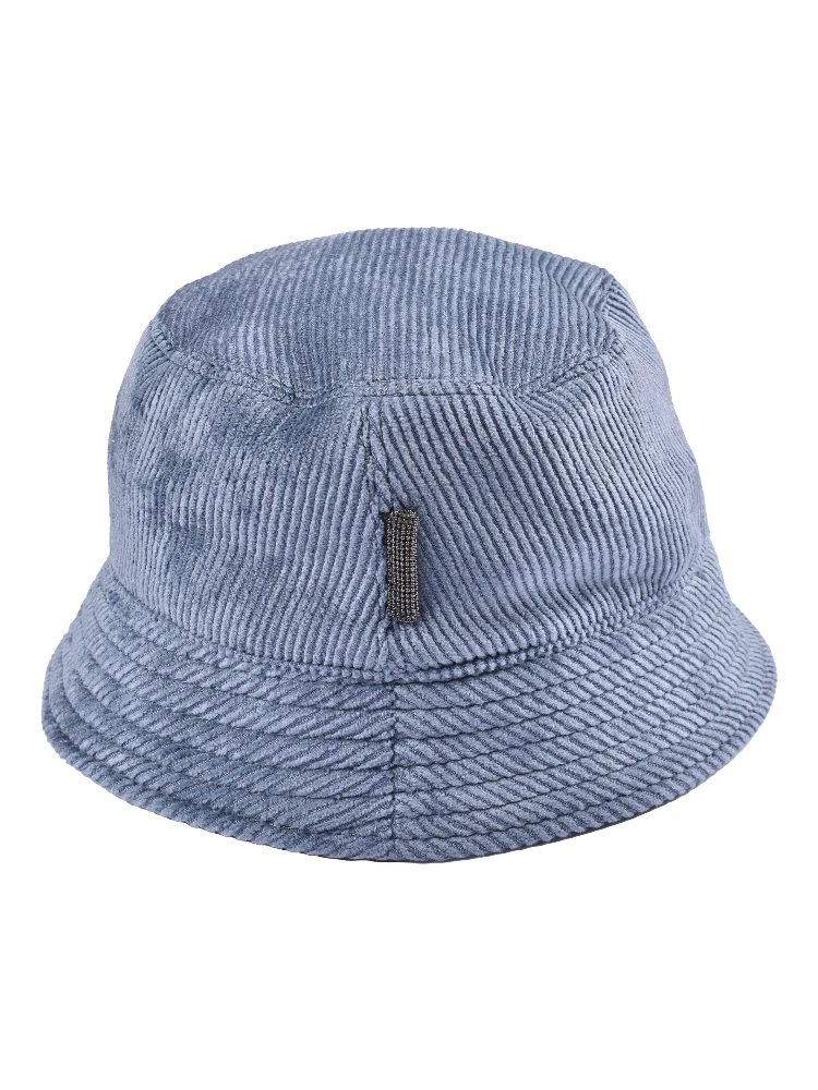 Blue Viscose Bucket Hat alternative