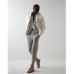 Bicolor Wool Joggers (Workout Pants)