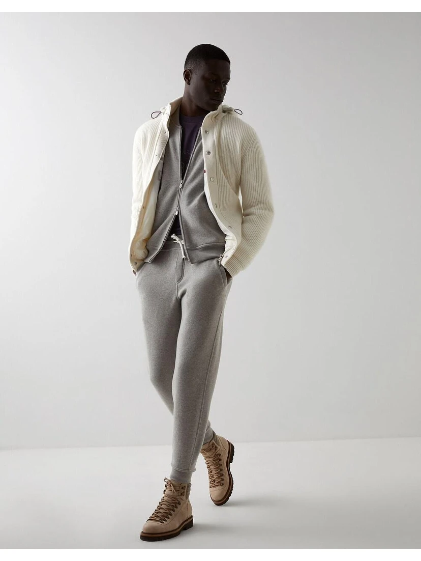 Bicolor Wool Joggers (Workout Pants)