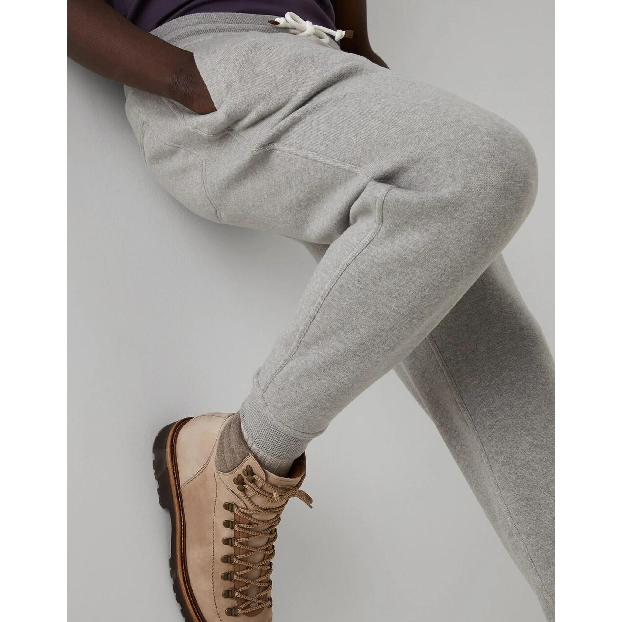 Bicolor Wool Joggers (Workout Pants)