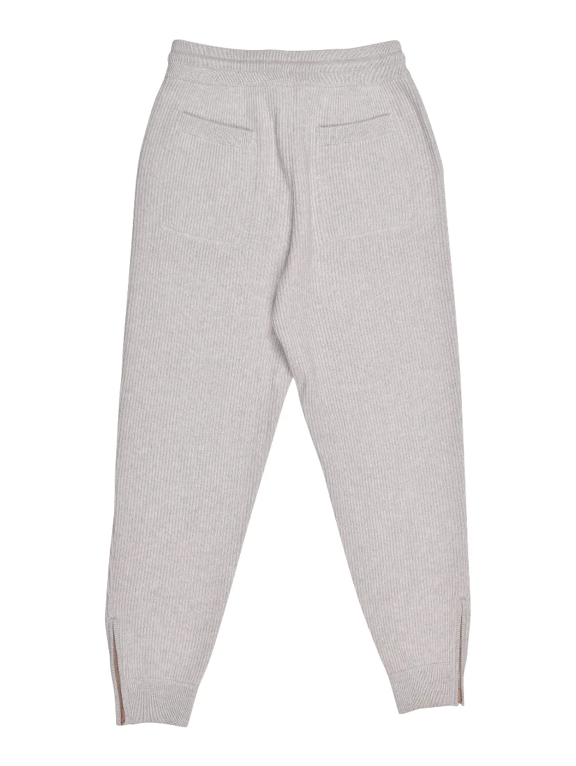Gray Cashmere Joggers (Workout Pants)