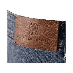 Blue Cotton Relaxed Fit Jeans