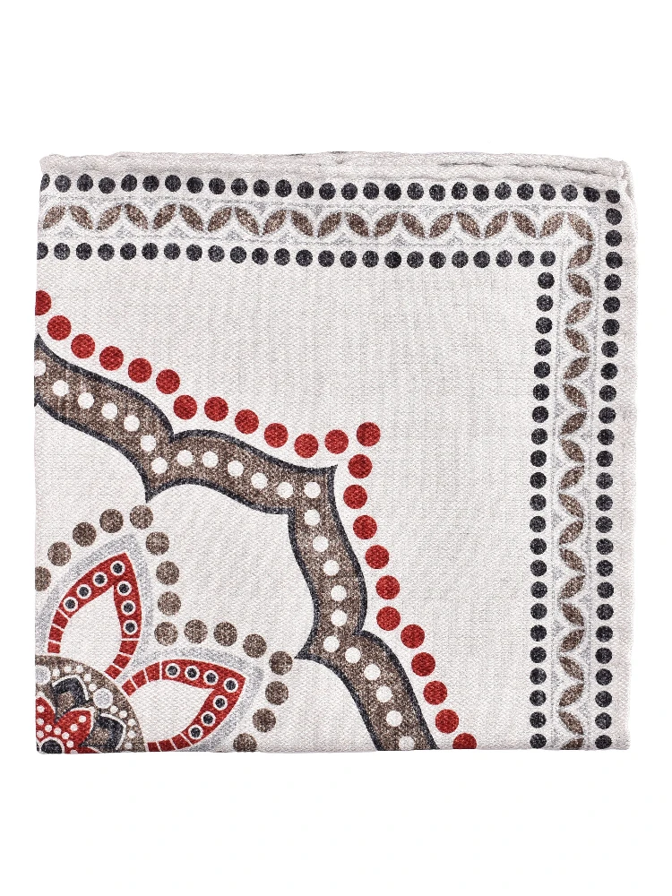 Bicolor Silk Pocket Square