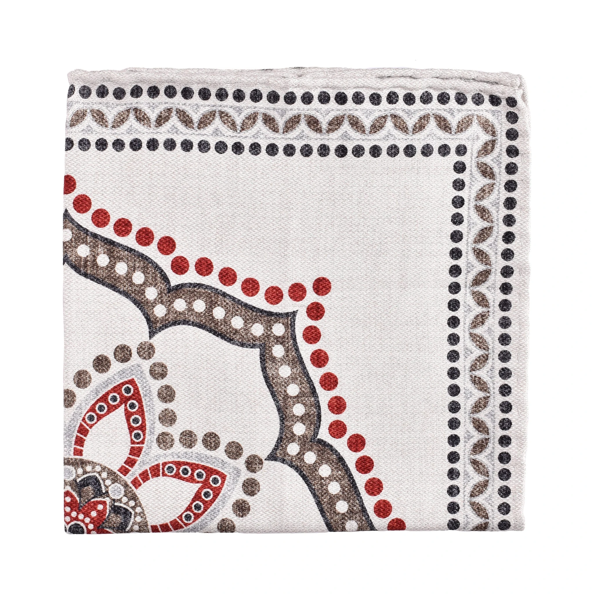 Bicolor Silk Pocket Square