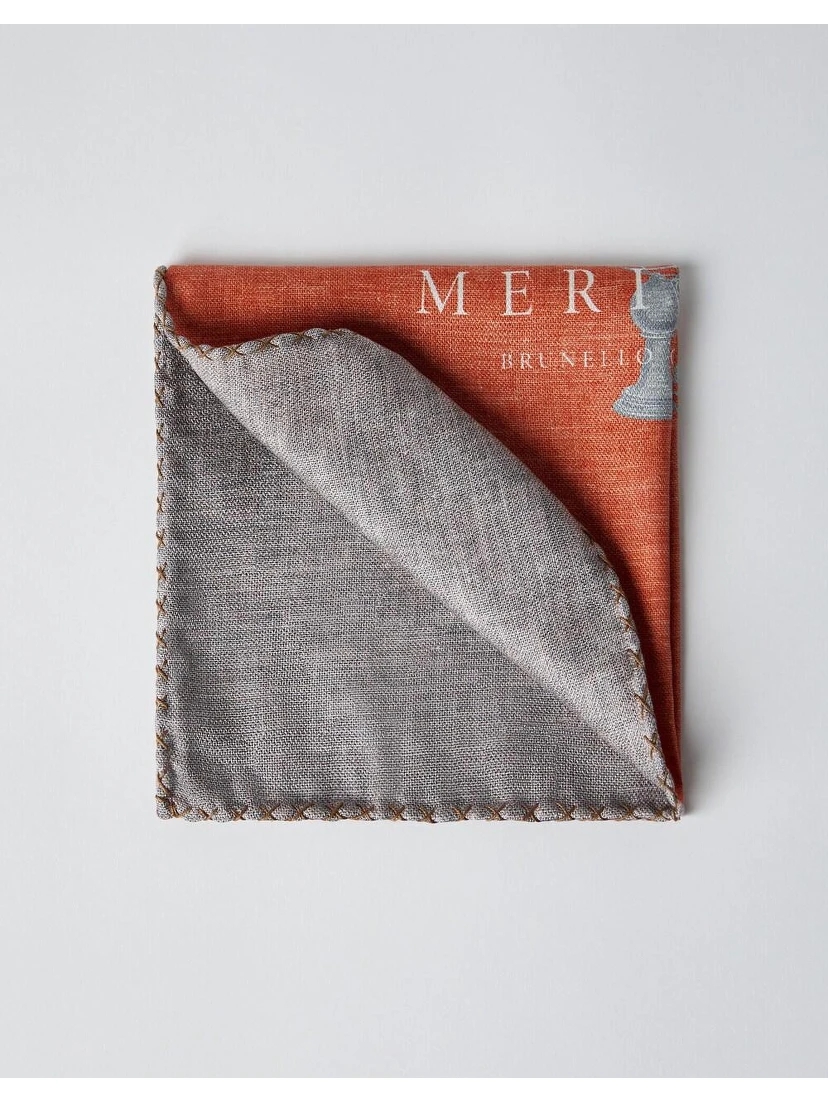 Bicolor Silk Pocket Square
