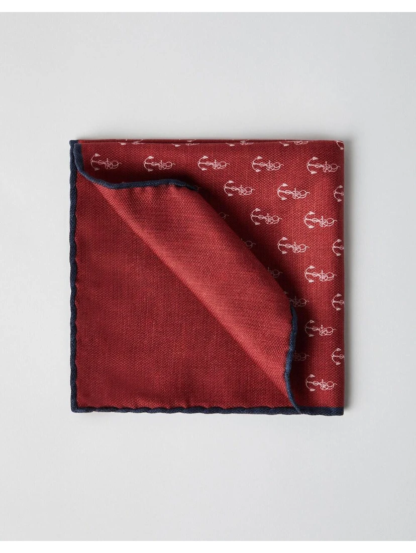 Bicolor Silk Pocket Square