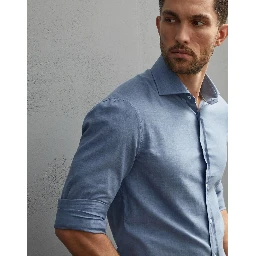 Blue Cotton Shirt