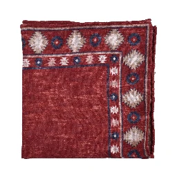 Bicolor Wool Pocket Square