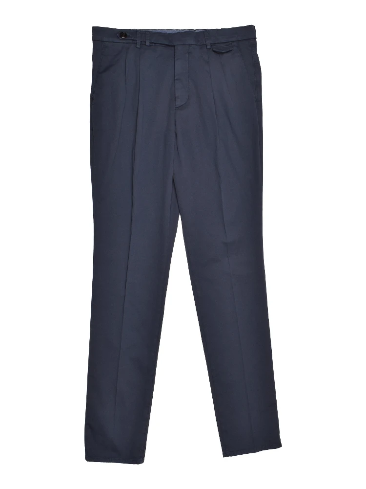 Blue Cotton Pants