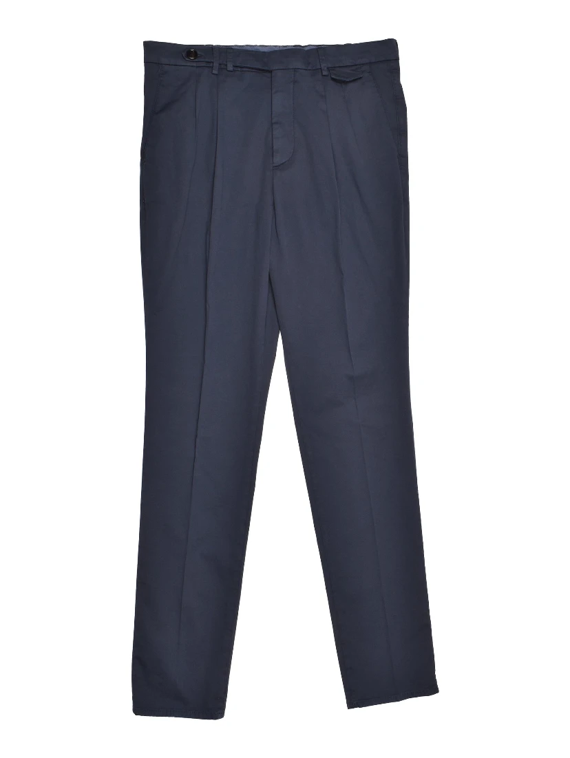 Blue Cotton Pants