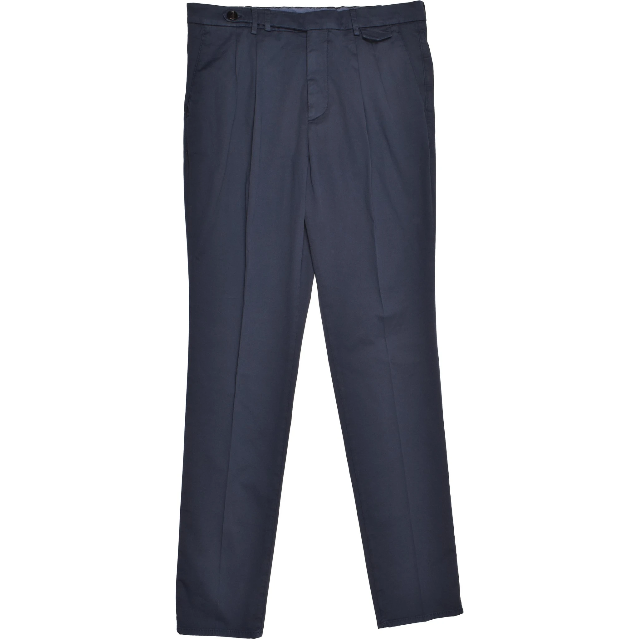 Blue Cotton Pants