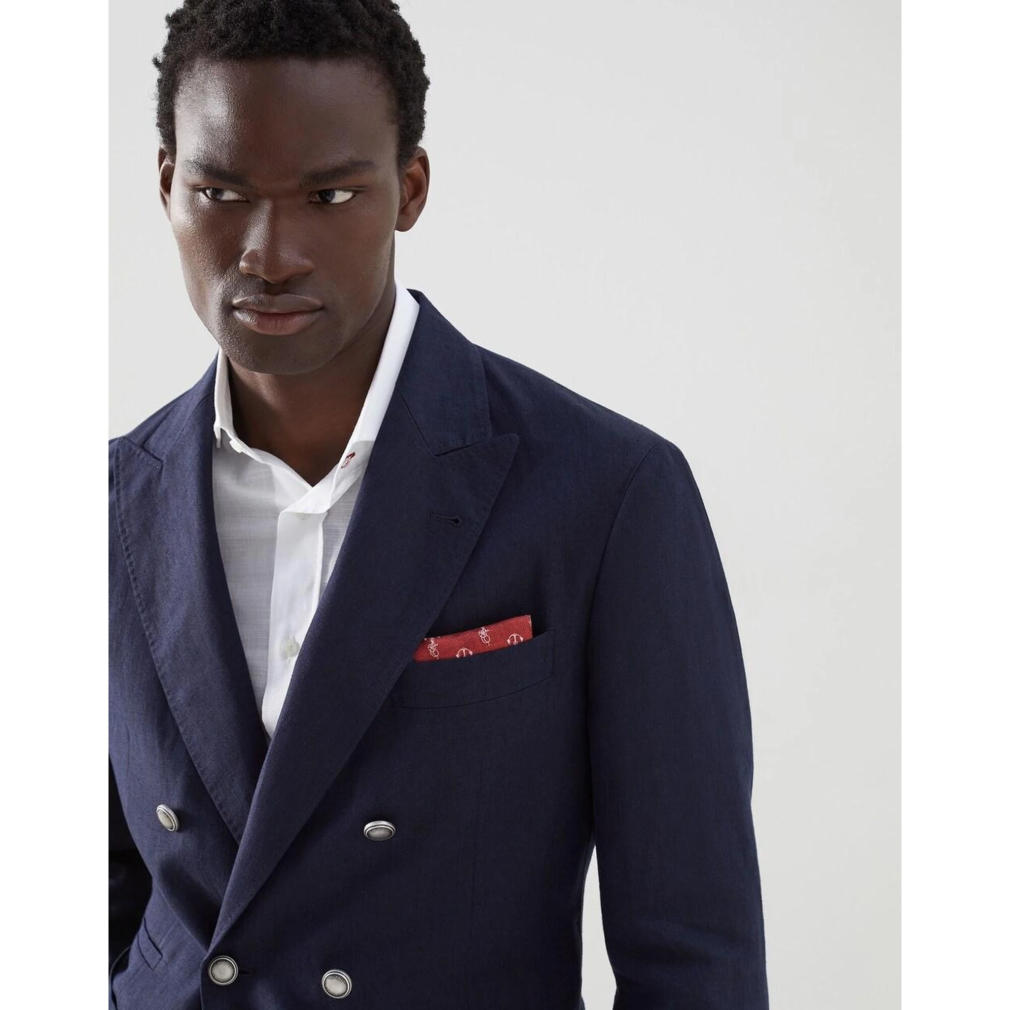 Bicolor Silk Pocket Square