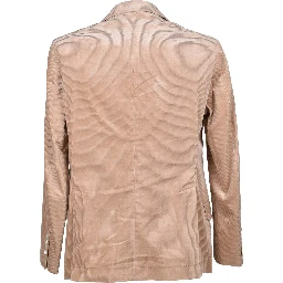 Beige Cotton Blazer