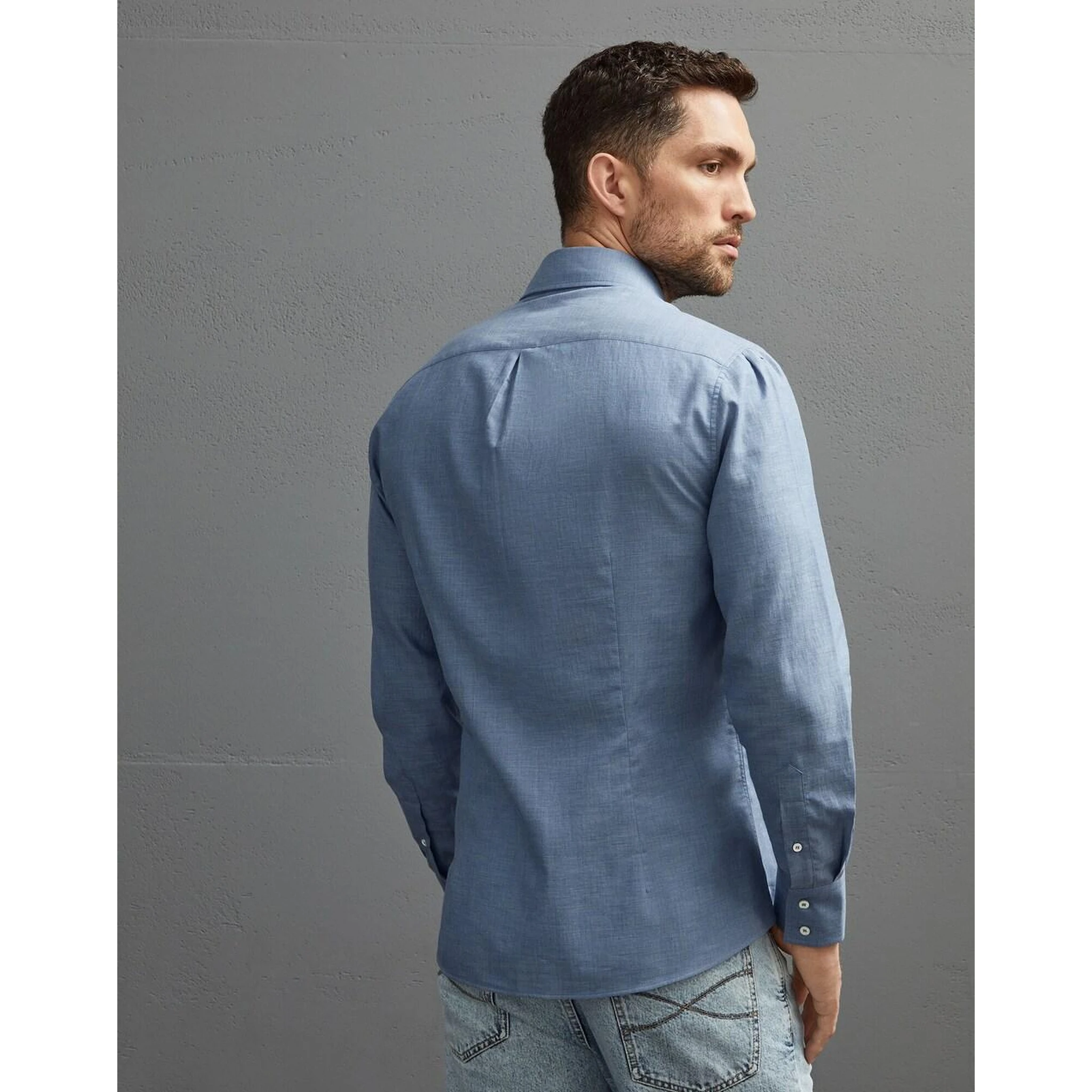 Blue Cotton Shirt