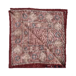 Bicolor Wool Pocket Square