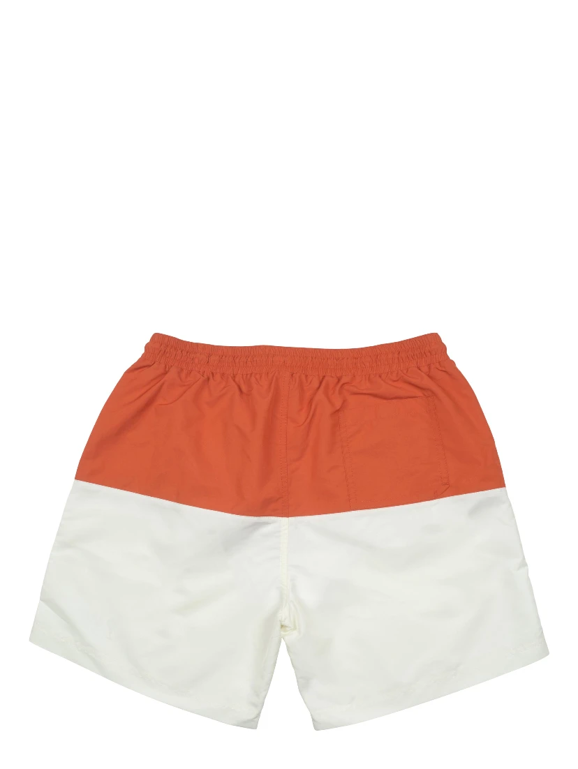Orange Polyester Shorts