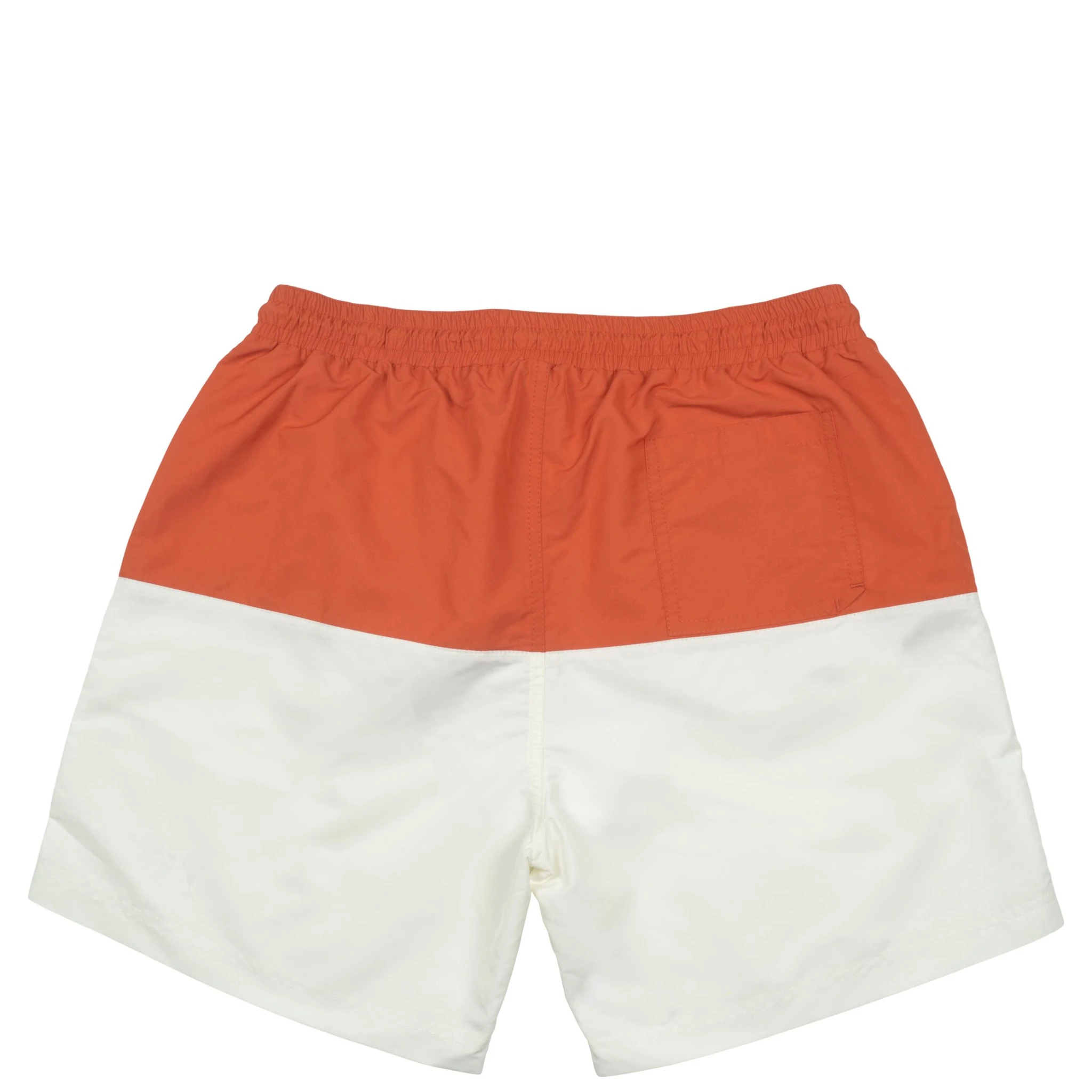 Orange Polyester Shorts