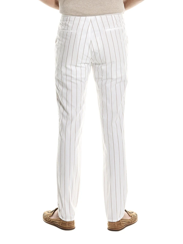 Bicolor Cotton Casual Pants alternative