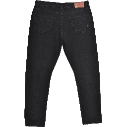 بنطلون جينز أسود من القطن